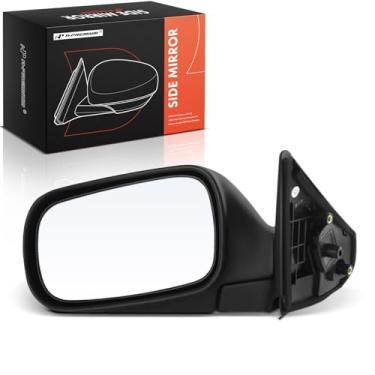 Imagem de A-Premium Espelho retrovisor manual do lado do motorista - compatível com Subaru Legacy 1995 1996 1997 1998 1999 - Espelho retrovisor externo externo não aquecido não dobrável preto