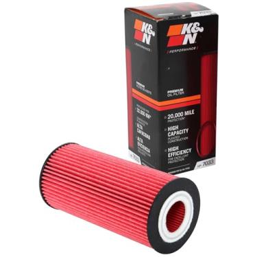 Imagem de K&N Filtro de óleo premium: Protege o seu motor: Compatível com modelos selecionados MERCEDES BENZ (veja a descrição do produto para lista completa de veículos compatíveis), HP-7033