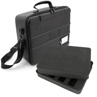 Imagem de CASEMATIX Case Para Mixer Compatível Com Behringer Flow 8 E Xenyx 802S, 502S, 1002Sfx, 1202Sfx. Acessórios De Áudio. Duas Bandejas Espuma Personalizáveis, Mixers Dj Até 34,5 Cm X 26,7 (2,5 Pol.)