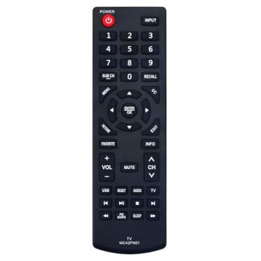 Imagem de MC42FN01 Ajuste remoto substituído para Sanyo TV FW24E05F FW42D25T FW48D25T FW65D25T FW32D25T FS32D05F, subcontrole remoto MC42FN00 URMT42DVL001