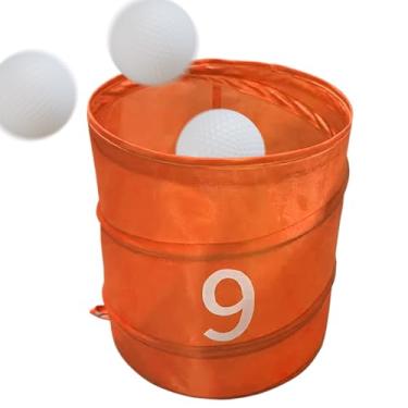 Imagem de Balde De Jogo De Golfe Para Quintal - Balde De Armazenamento Para Prática De Golfe Em Quintal - Organizador Portátil Equipamento Esportivo Bolas Para Jardim Parque Praia