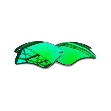 Imagem de SmartVLT Lentes de reposição polarizadas revestidas em verde esmeralda para óculos de sol Oakley Fast Jacket XL OO9156