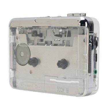Imagem de Asixxsix Cassete Tape Player, Conversor de Estéreo USB para MP3, Gravador Portátil de Fita de Fita de Cassete Com Fone de Ouvido Com Cancelamento de Ruído de 3,5 Mm, Compatível Com