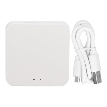 Imagem de Smart Lock Wi -Fi Gateway Bluetooth App Controle remoto Hub Controle de voz de segurança doméstica Smart para o Home Hotel Villa Abs Material 5V 1A Power