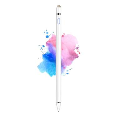 Imagem de Canetas Stylus ativas para telas sensíveis ao toque, lápis de iPad universal recarregável, caneta para iPad/iOS/Android/iPad Air/Pro/Mini/iPhone/Samsung/Lenovo e mais