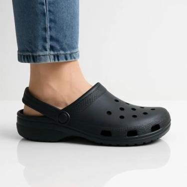 Imagem de Sandália Chinelo Ortopédica Conforto Anti Derrapante (Preto, BR, Adulto, Numérico, 36)