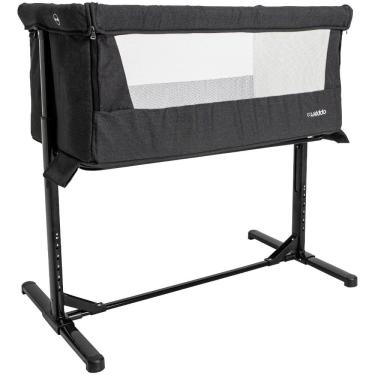 Imagem de Berço Lado a Lado MySide Preto Kiddo com Mosquiteiro