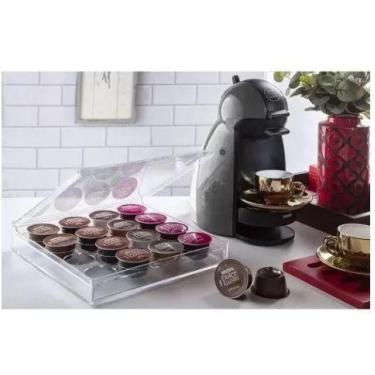 Imagem de Porta 16 Cápsulas De Café Dolce Gusto Acrílico Quadrado Paramount 1633