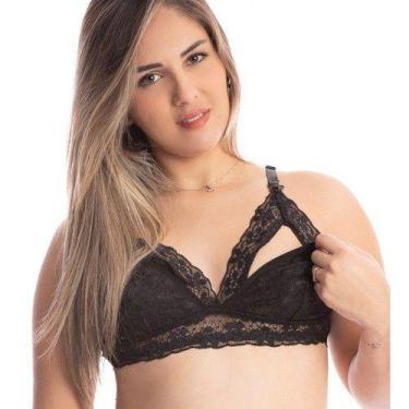 Imagem de Kit C/2 Soutien Conjunto Amamentacao Sutia+ 2 Calcinha Renda - Sou Gat