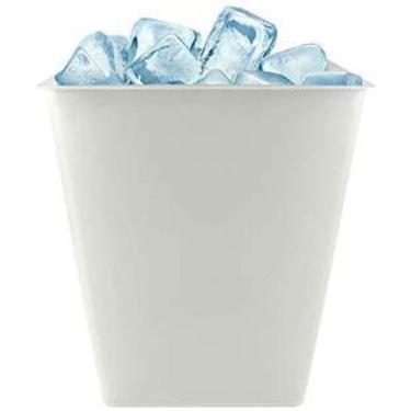 Imagem de Kit 2 Balde Gelo Branco 2,6L Plástico Premium