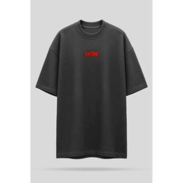 Imagem de Camiseta Oversized Shatark Tom - Chumbo-Masculino