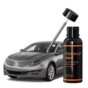 Imagem de XTryfun Tinta de retoque para carro compatível com a maioria dos modelos Lincoln (UJ Sterling Gray)