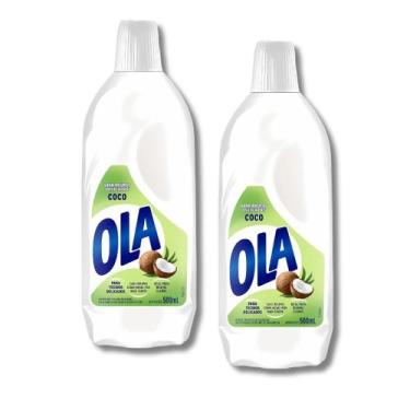 Imagem de Kit 2 Sabão Liquido Lava-Roupas Ola Coco Ideal Para Roupas Claras e De