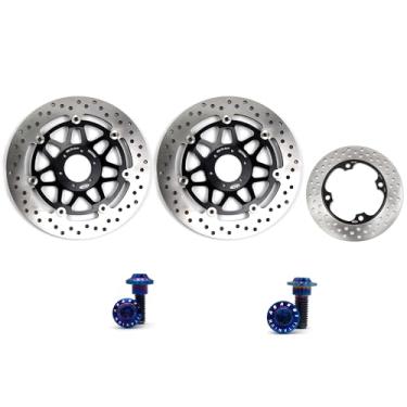 Imagem de Arashi Discos de freio dianteiros traseiros rotores com parafusos de montagem para Honda CBR900RR 1994-1997, peças de acessórios de reposição de motocicleta