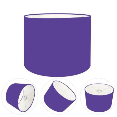 Imagem de Cúpula Abajur Cilíndrica Cp-7020 ø45x21cm Roxo