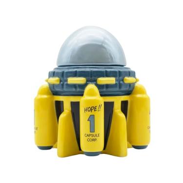 Imagem de ABYSTYLE Caneca de café Dragon Ball Z Dragon Ball Time Machine Caneca 3D para fãs - DBZ Home & Drinkware Mercadoria Colecionável Anime Presentes