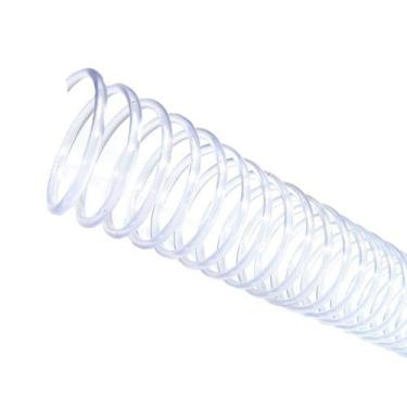 Imagem de Espirais para Encadernação Cristal Transparente 20mm 120 Folhas 70 und