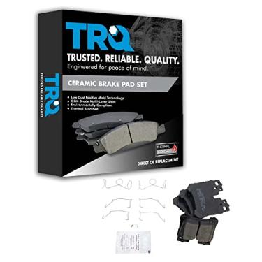 Imagem de TRQ Conjunto de pastilhas de freio a disco de cerâmica traseira para Lexus LS460 LS500 LS500h LS600h
