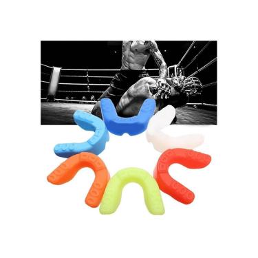 Imagem de Protetor bucal de silicone para esportes de contato e choques