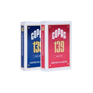 Imagem de Baralho Copag 139 Tradicional Jogo De Cartas Clássico Família Amigos