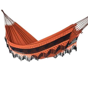 Imagem de Rede de Dormir Luxuosa para Casal - Rede de Descanso Premium para Lazer e Conforto(TELHA)