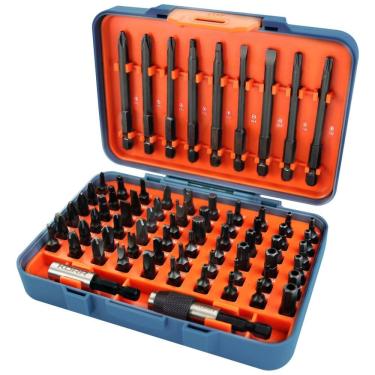 Imagem de Conjunto de Bits 71 Peças com Phillips, Fenda, Torx, Chave Inglesa e Estojo, KORR KIBPP...