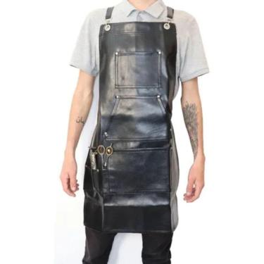 Imagem de Avental De Couro Profissional Unissex Para Cabeleireiro