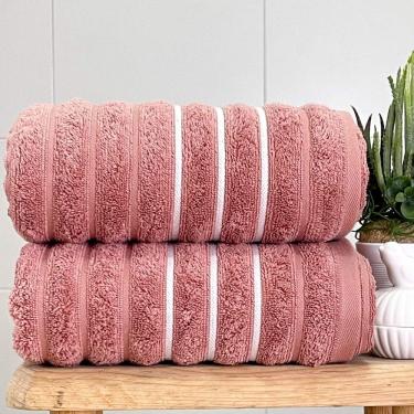 Imagem de Toalha Banhão Wave Fio Penteado 80x150 Rosa