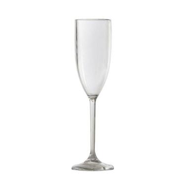 Imagem de Taça Champanhe 150Ml Linha Salut Em Policarbonato Natural - Vemplast