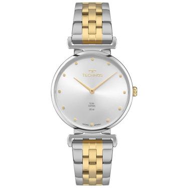 Imagem de Relógio Technos Feminino Slim Bicolor - VJ20AE/1K VJ20AE/1K-Feminino