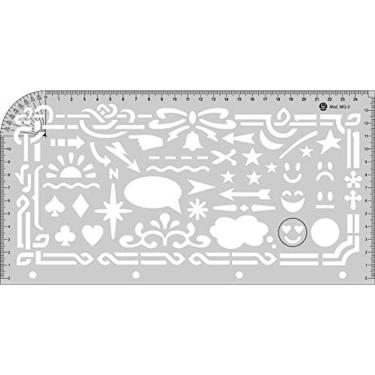 Imagem de Gabarito Trident Universitário Mg-3 Simbologias Pvc 0.5Mm.