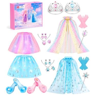 Imagem de DISHIO Princess Dress Up Shoes Jewelry Boutique Girls Dress Up Shoes for Pretend Play Clothes Accessories with Theme Costumes for Toddler Little Girls Age 3 4 5 6 Birthday Gifts