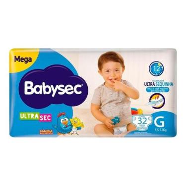 Imagem de Fralda Babysec Ultrasec Mega Galinha Pintadinha G 32 Unidades