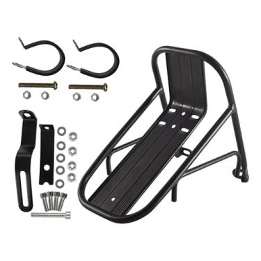 Imagem de Generic Bagageiro para Bicicleta, Suporte Dianteiro Estável para Bicicleta de Turismo com Garfo para Transporte, Prateleira para Bagagem, Bagageiro Dianteiro, Liga de Alumínio