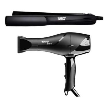 Imagem de Kit Taiff Secador 1700w 110v Prancha Cerâmica Bivolt