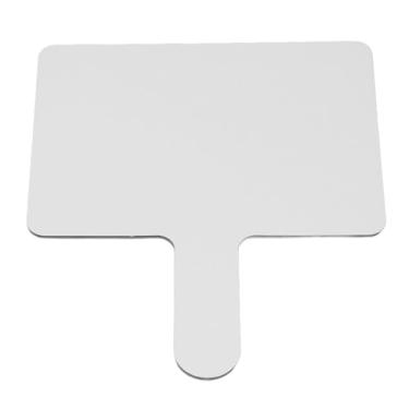 Imagem de SIWOTED Dry Erase Answer Paddles Plástico Pequeno Quadro Branco Apagável para Alunos Professores Sala de Aula