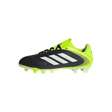 Imagem de adidas Tênis infantil unissex Copa Club Pure 3 Firm Multi Ground Cleats, preto/branco/limão lúcido, 18