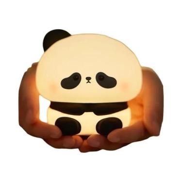 Imagem de Luz Noturna LED Infantil Em Forma De Panda, Carregamento USB, Timer In