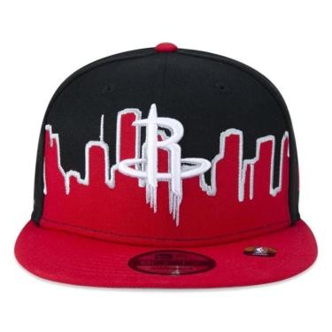 Imagem de BONÉ NEW ERA 950 HOUSTON ROCKETS TIP-OFF PRETO VERMELHO-Masculino