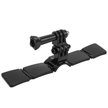 Imagem de GLOGLOW Câmeras Esportivas e Acessórios Suporte de Queixo para OSMO Action, Suporte Ajustável, Design Dobrável, Material ABS, Preto, Capacete de Câmera de Ação 133g Nan