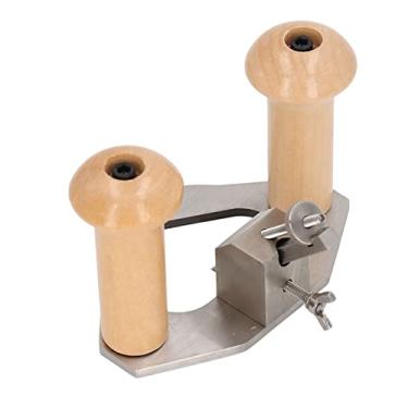 Imagem de Ferramenta manual portátil para marcenaria, plano roteador, lâmina de aço inoxidável incisiva e cabo de pinho para carpinteiros, entusiastas de diy