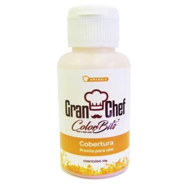 Imagem de COLOR BITS COBERTURA 50G GRAN CHEF - Amarelo