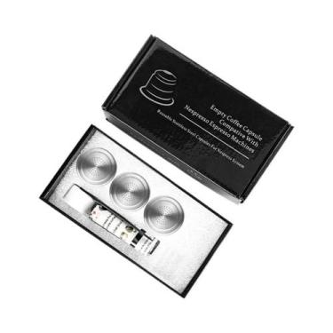 Imagem de Cápsulas De Café Reutilizáveis De Aço Inoxidável Nespresso, Cápsulas D