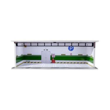 Imagem de Estojo De Exibição Diorama De Garagem Para Carros Em Escala 1/64 Com I