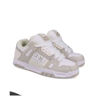 Imagem de DC Tênis masculino de skate Stag, Branco/Pedra, 40