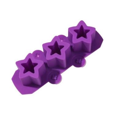 Imagem de Molde De Silicone Para Vaso De Concreto Em Forma De Flor Estrela Com 3