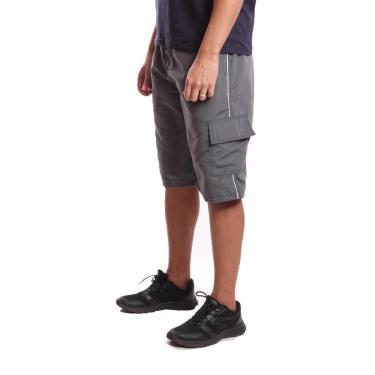 Imagem de Bermuda Cargo Em Tactel Com Bolsos-Masculino