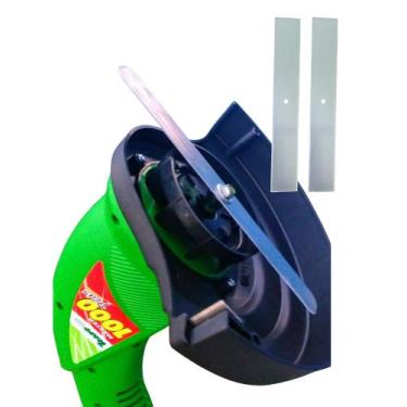 Imagem de Kit 02 Lâminas Aparador Grama Elétrico Fio Nylon p/ Trapp (500w até 18