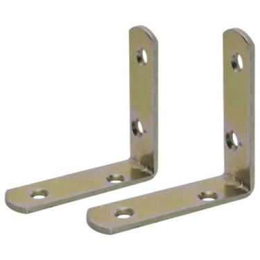 Imagem de Kit 12 pares cantoneira p/ moveis 2" 50x20 4473 c/ 2un - LOTUS