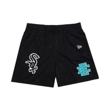 Imagem de Bermuda Casual De Basquete Masculina Em Malha Floral Verão 2025 Eric E